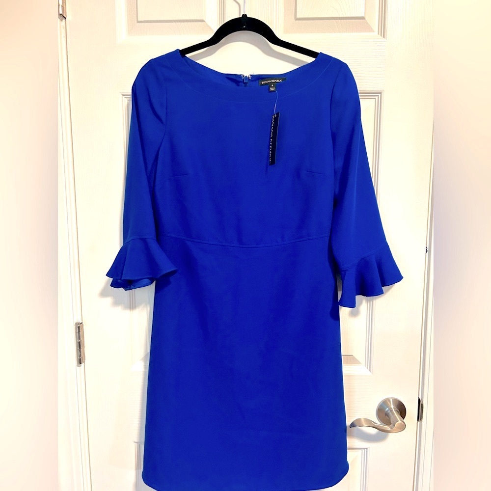 NWT banana republic royal blue dress
